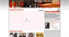 Desktop Screenshot of murphyfineartscenter.org
